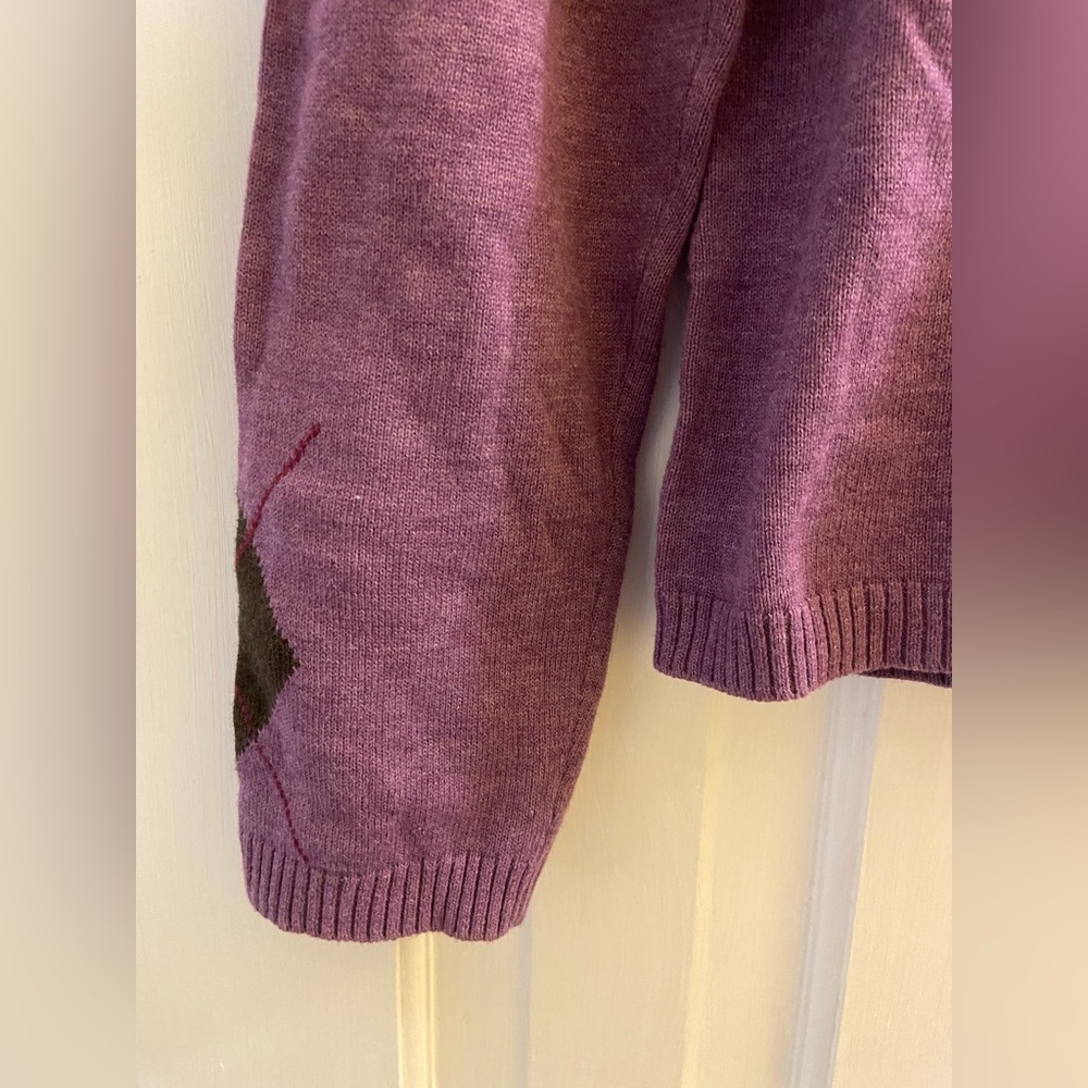 Vintage Havana Jack’s Cafe Acrylic Blend Purple Sweater - Picture 6 of 8